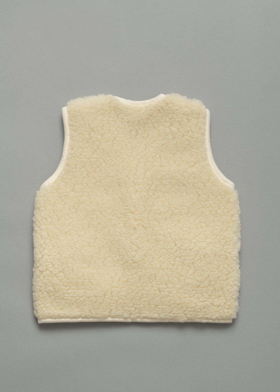GILET ENFANT EN LAINE NATURELLE - DE 4 À 10 ANS - DIRECT TANNERIE