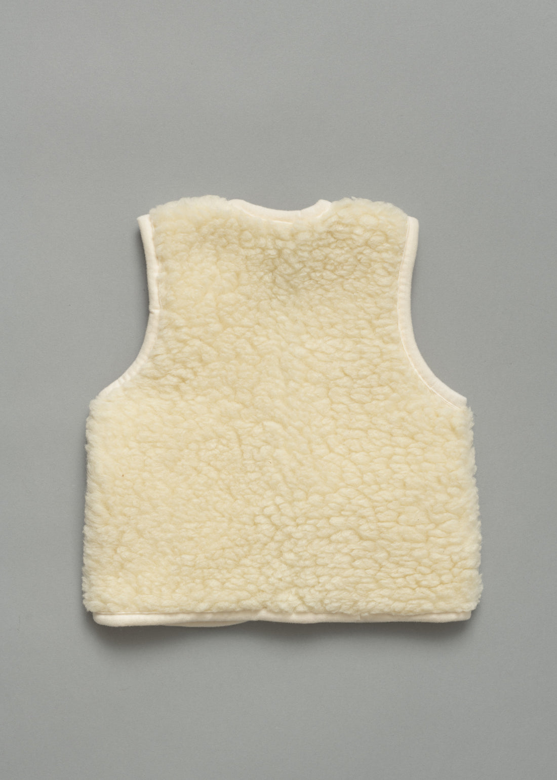 GILET ENFANT EN LAINE NATURELLE - DE 0 À 4 ANS - DIRECT TANNERIE