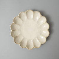 ASSIETTE EN PORCELAINE - "RINKA" - 22 CM - KANEKO KOHYO POTTERY