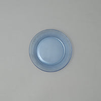 ASSIETTES CREUSES X6 - VERRE TREMPÉ - LYS MARINE - 19,5 CM - DURALEX