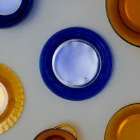 ASSIETTES CREUSES X6 - VERRE TREMPÉ - LYS SAPHIR - 19,5 CM - DURALEX