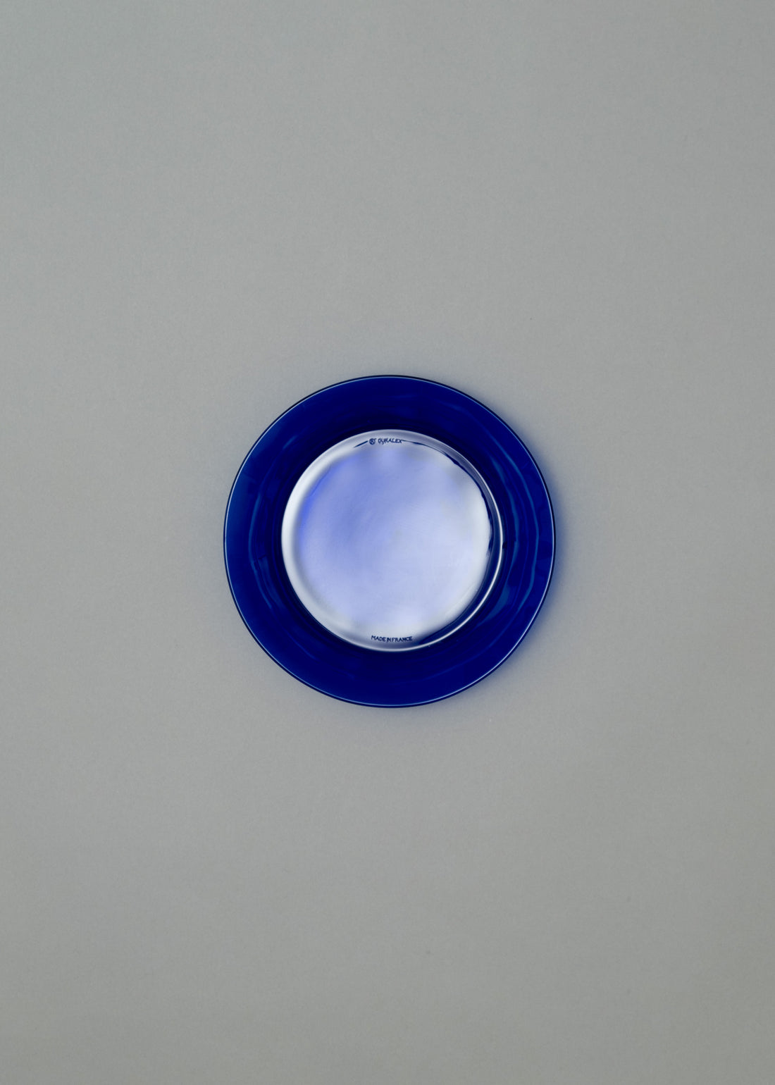ASSIETTES CREUSES X6 - VERRE TREMPÉ - LYS SAPHIR - 19,5 CM - DURALEX
