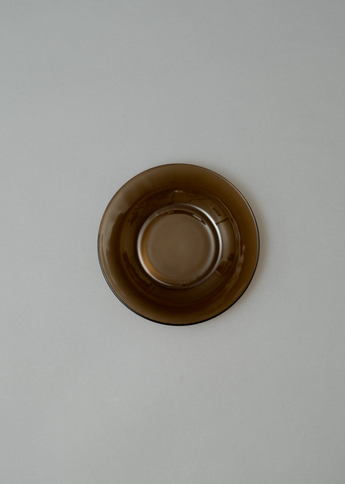 ASSIETTES CREUSES X6 - VERRE TREMPÉ - LYS SÉPIA - 21 CM - DURALEX