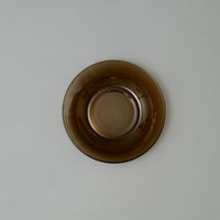 ASSIETTES CREUSES X6 - VERRE TREMPÉ - LYS SÉPIA - 21 CM - DURALEX
