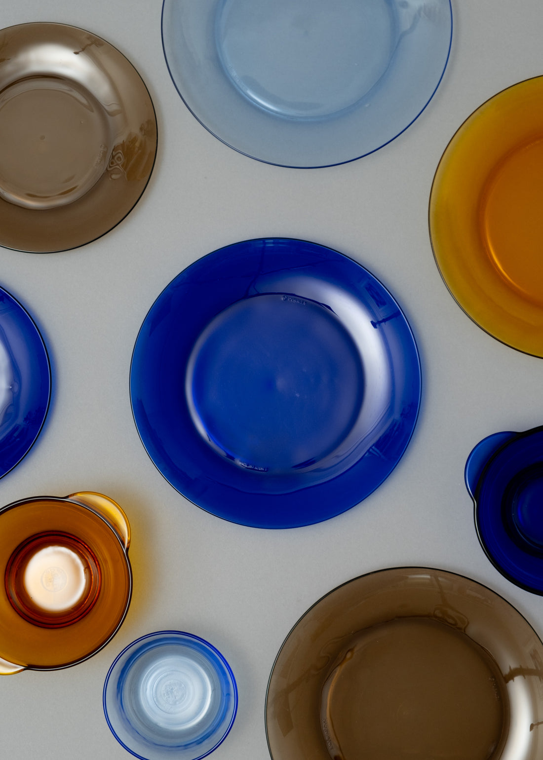 ASSIETTES À DESSERT X6 - VERRE TREMPÉ - LYS SAPHIR - 19 CM - DURALEX