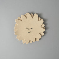 ASSIETTE MASCOTTE - "WOODY" - GRES CHAMOTTE - LÉA BALDASSARI X MAGASIN VIVANT!