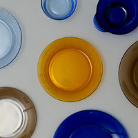 ASSIETTES PLATES X6 - VERRE TREMPÉ - LYS VERMEIL - 23,5 CM - DURALEX