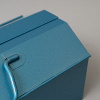 GRANDE BOITE A OUTILS "DOUBLE"- TY-4 - BLEU MÉTALLISÉ - OUTINOMI x MAGASIN VIVANT!