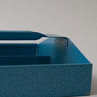 GRANDE BOITE A OUTILS "DOUBLE"- TY-4 - BLEU MÉTALLISÉ - OUTINOMI x MAGASIN VIVANT!