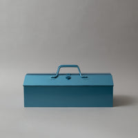 GRANDE BOITE A OUTILS "DOUBLE"- TY-4 - BLEU MÉTALLISÉ - OUTINOMI x MAGASIN VIVANT!