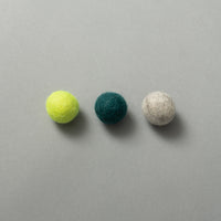 SAC DE 40 BOULES POUR LANCE-PIERRE - LAINE FEUTREE - LUCISTNICE