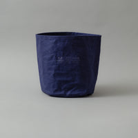 CACHE-POTS - SET DE 3 - COTON WAXÉ - NAVY - PUEBCO