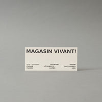 CARTE CADEAU MAGASIN VIVANT!