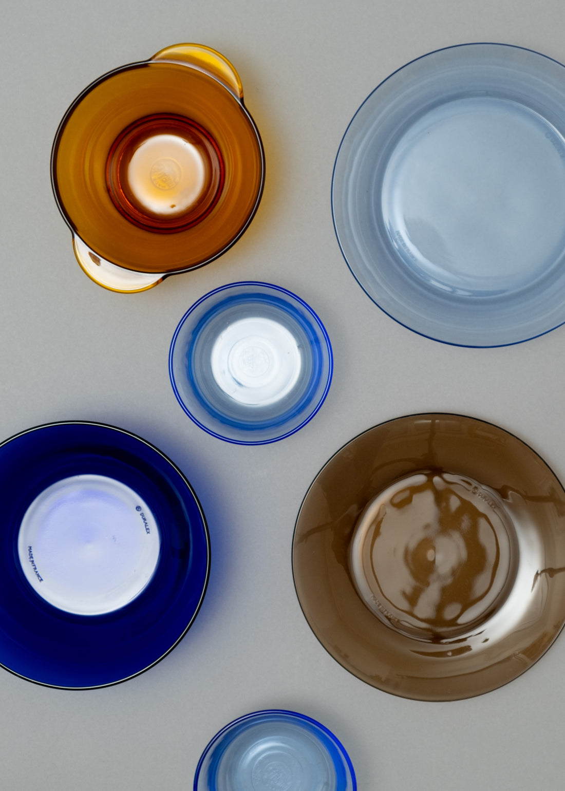 COUPELLES DE TABLE X6 - VERRE TREMPÉ - LYS MARINE - 10,5 CM - DURALEX