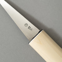 COUTEAU DE SCULPTURE JAPONAIS - LAME 12 CM - ACIER SHIROGAMI - "IKEUCHI" - OUTINOMI X MAGASIN VIVANT!