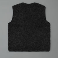 GILET MIXTE - NOIR CHINÉ - LAINE NATURELLE - COLDBREAKER