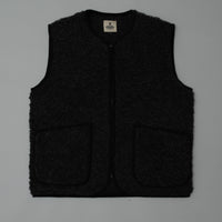GILET MIXTE - DEEP BLACK - LAINE NATURELLE - COLDBREAKER