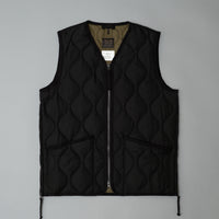 GILET MIXTE MATELASSE - PACKABLE - NOIR - MILITARY DOWN VEST - TAION