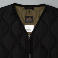 GILET MIXTE MATELASSE - PACKABLE - NOIR - MILITARY DOWN VEST - TAION