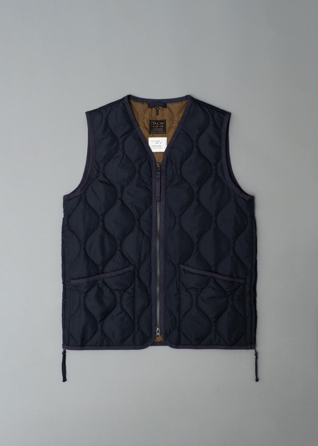 GILET MIXTE MATELASSE - PACKABLE - NAVY - MILITARY DOWN VEST - TAION