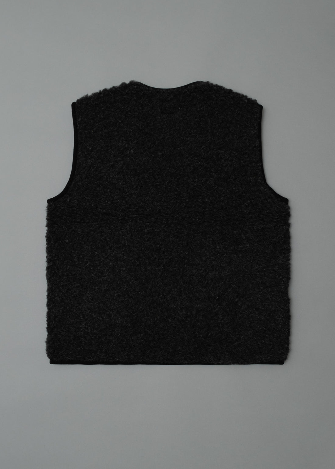 GILET MIXTE - NOIR - LAINE NATURELLE - COLDBREAKER