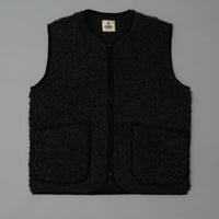 GILET MIXTE - NOIR - LAINE NATURELLE - COLDBREAKER