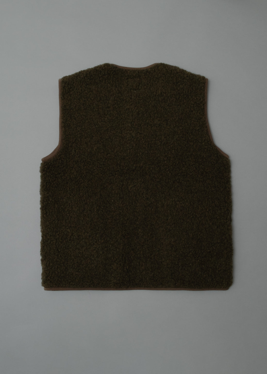 GILET MIXTE - KAKI - LAINE NATURELLE - COLDBREAKER
