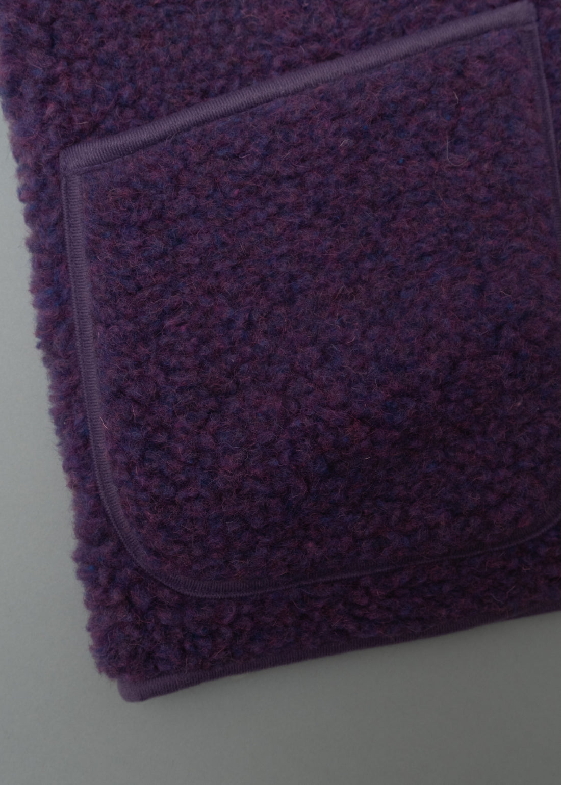 GILET MIXTE - PURPLE - LAINE NATURELLE - COLDBREAKER
