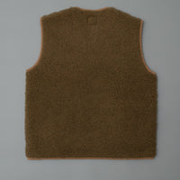 GILET MIXTE - BRUN - LAINE NATURELLE - COLDBREAKER