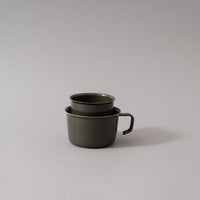 FORIS WIDE MUG - LARGE - 400 ML - ASH GREEN - KINTO