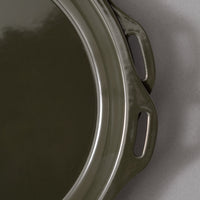 FORIS PLATE - ASSIETTE / POÊLE / COUVERCLE - 19,5 CM - ASH GREEN - KINTO