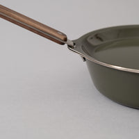 FORIS PLATE - ASSIETTE / POÊLE / COUVERCLE - 19,5 CM - ASH GREEN - KINTO