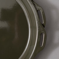 FORIS PLATE - ASSIETTE / POÊLE - 26 CM - ASH GREEN - KINTO