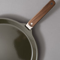 FORIS PLATE - ASSIETTE / POÊLE - 26 CM - ASH GREEN - KINTO