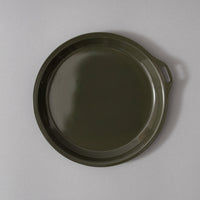 FORIS PLATE - ASSIETTE / POÊLE - 26 CM - ASH GREEN - KINTO