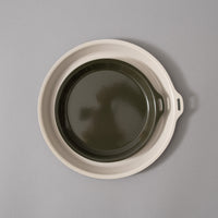 FORIS PLATE - ASSIETTE / POÊLE / COUVERCLE - 19,5 CM - ASH GREEN - KINTO