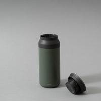TRAVEL TUMBLER - GOURDE ISOTHERME - 350 ML - ASH GREEN - KINTO