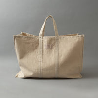 SAC XXL - ECRU - LABOUR TOTE BAG - CANVAS COTON - PUEBCO