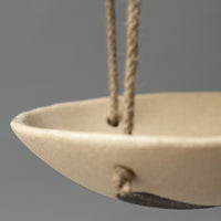 MANGEOIRE / ABREUVOIR EN TERRE MÊLÉE - "SERIE MANGEOIRES" - NATUREL - LÉA BALDASSARI X MAGASIN VIVANT!