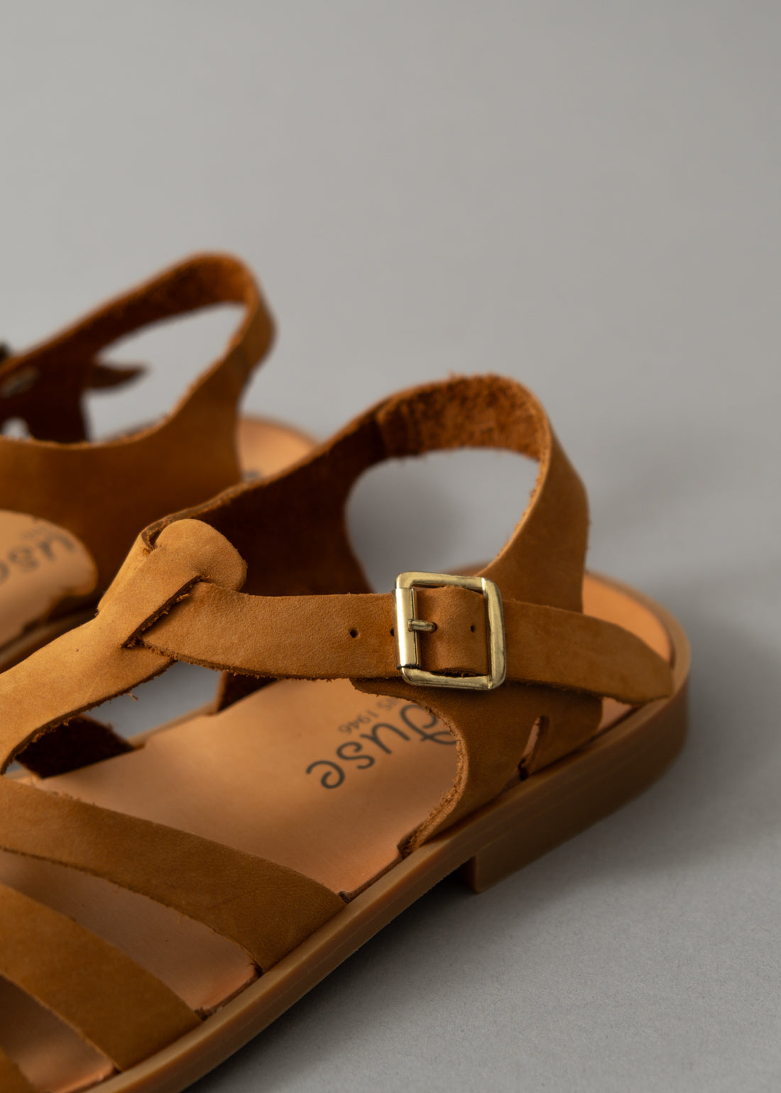 SANDALES MEDUSE - CUIR COGNAC - 36/42 - MEDUSE