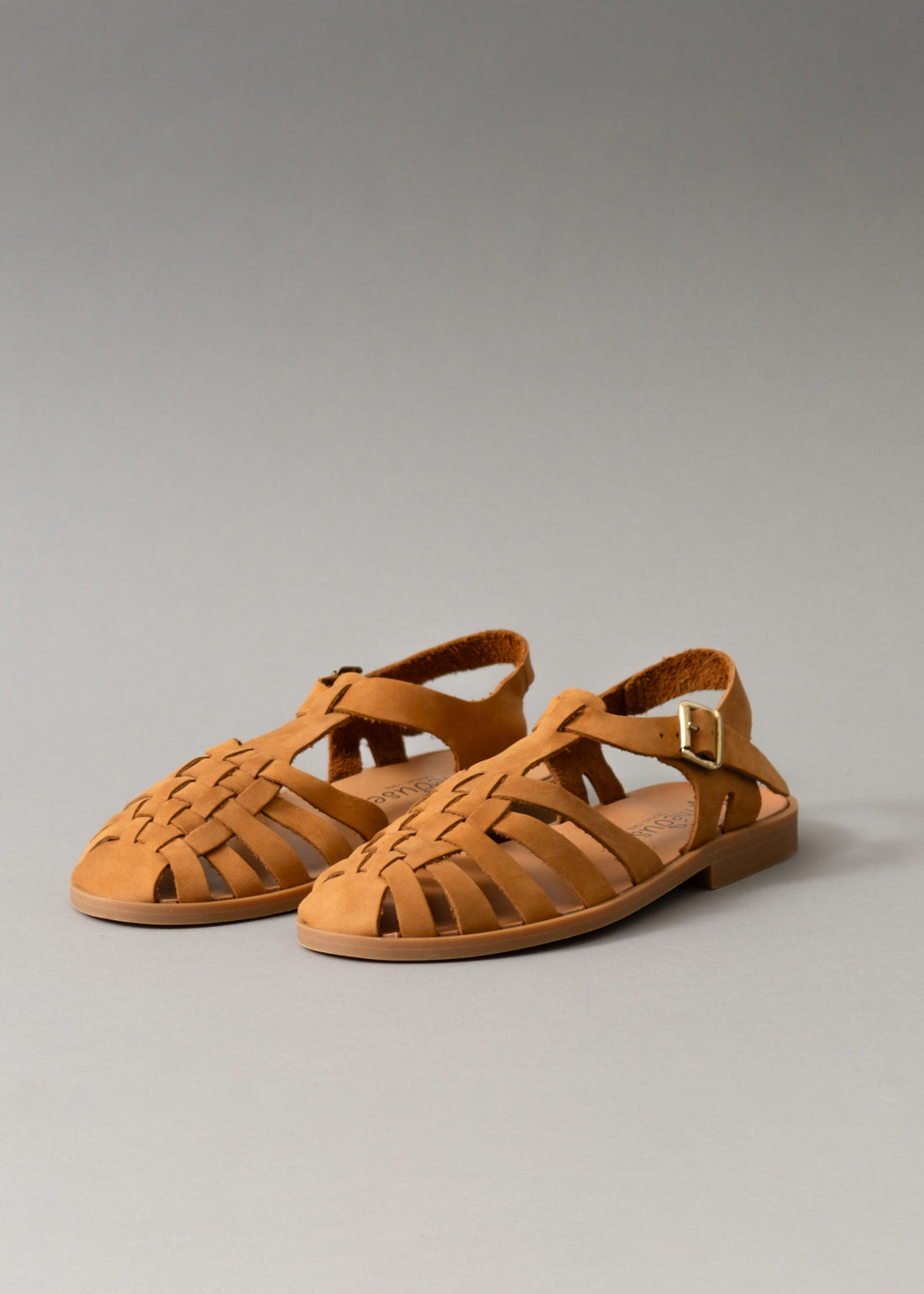 SANDALES MEDUSE - CUIR COGNAC - 36/42 - MEDUSE