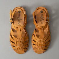 SANDALES MEDUSE - CUIR COGNAC - 36/42 - MEDUSE