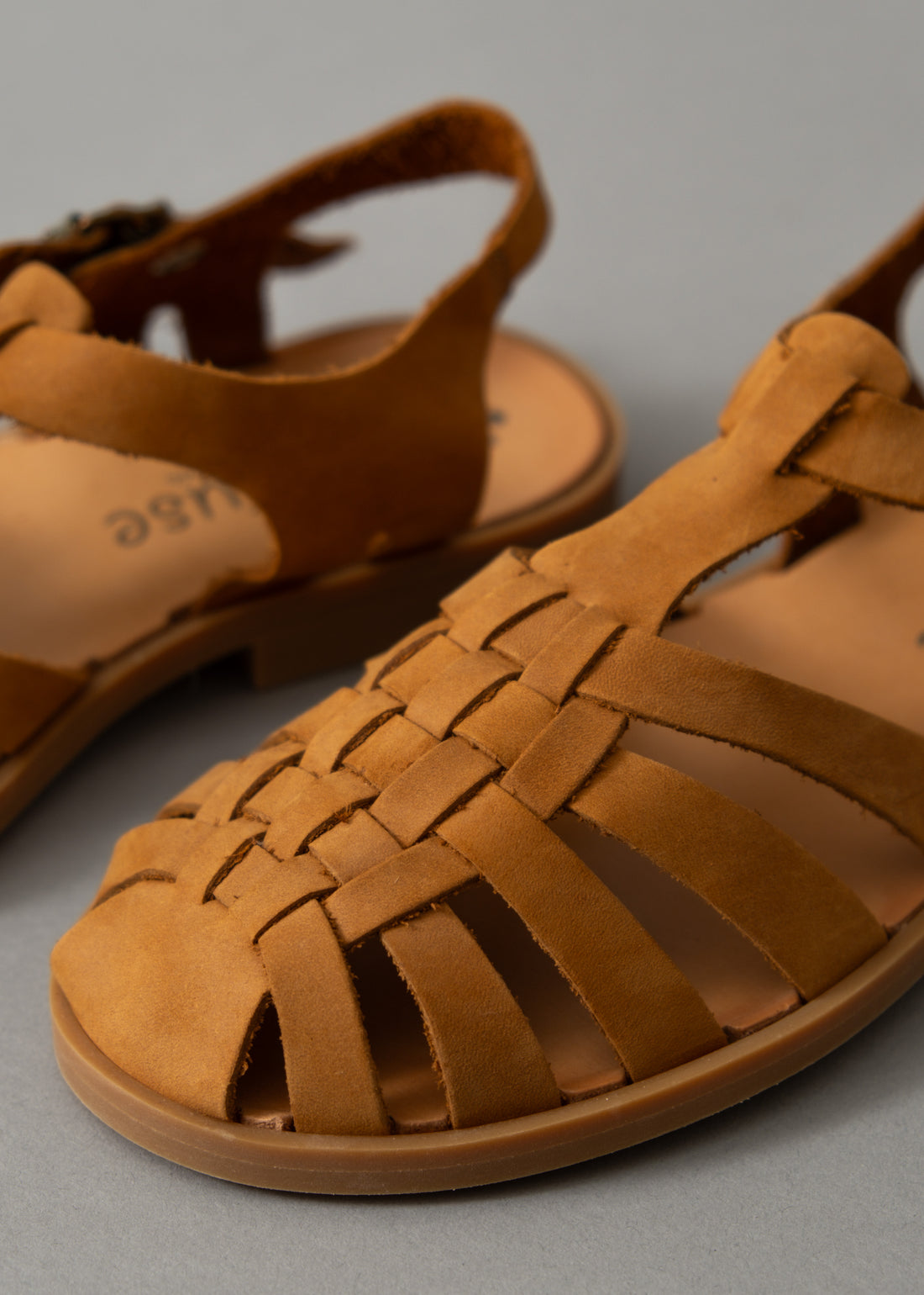 SANDALES MEDUSE - CUIR COGNAC - 36/42 - MEDUSE