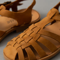 SANDALES MEDUSE - CUIR COGNAC - 36/42 - MEDUSE