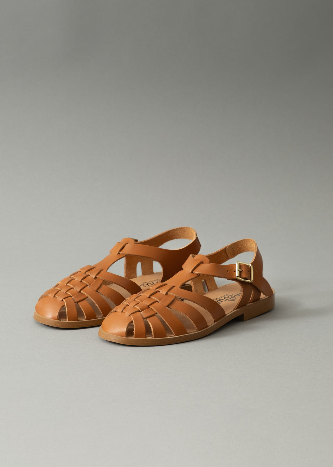SANDALES MEDUSE - CUIR CARAMEL - 36/42 - MEDUSE