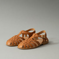 SANDALES MEDUSE - CUIR CARAMEL - 36/42 - MEDUSE