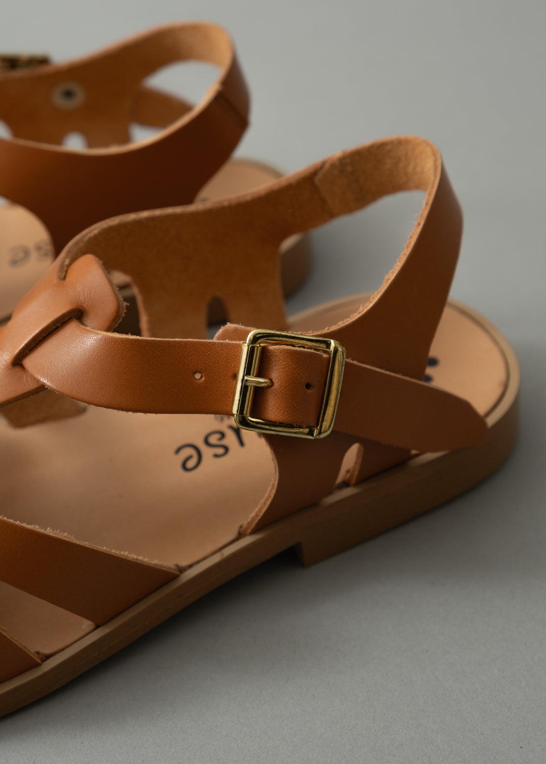 SANDALES MEDUSE - CUIR CARAMEL - 36/42 - MEDUSE