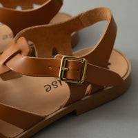SANDALES MEDUSE - CUIR CARAMEL - 36/42 - MEDUSE