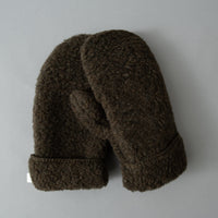 MOUFLES MIXTES - KAKI- LAINE NATURELLE - COLDBREAKER