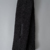 ECHARPE TUBULAIRE - NOIR - LAINE NATURELLE - COLDBREAKER